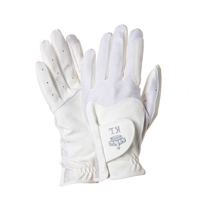 Kingsland Classic Riding Gloves White